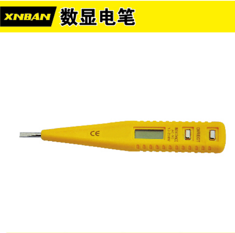新邦  数显测电笔-黄 小体