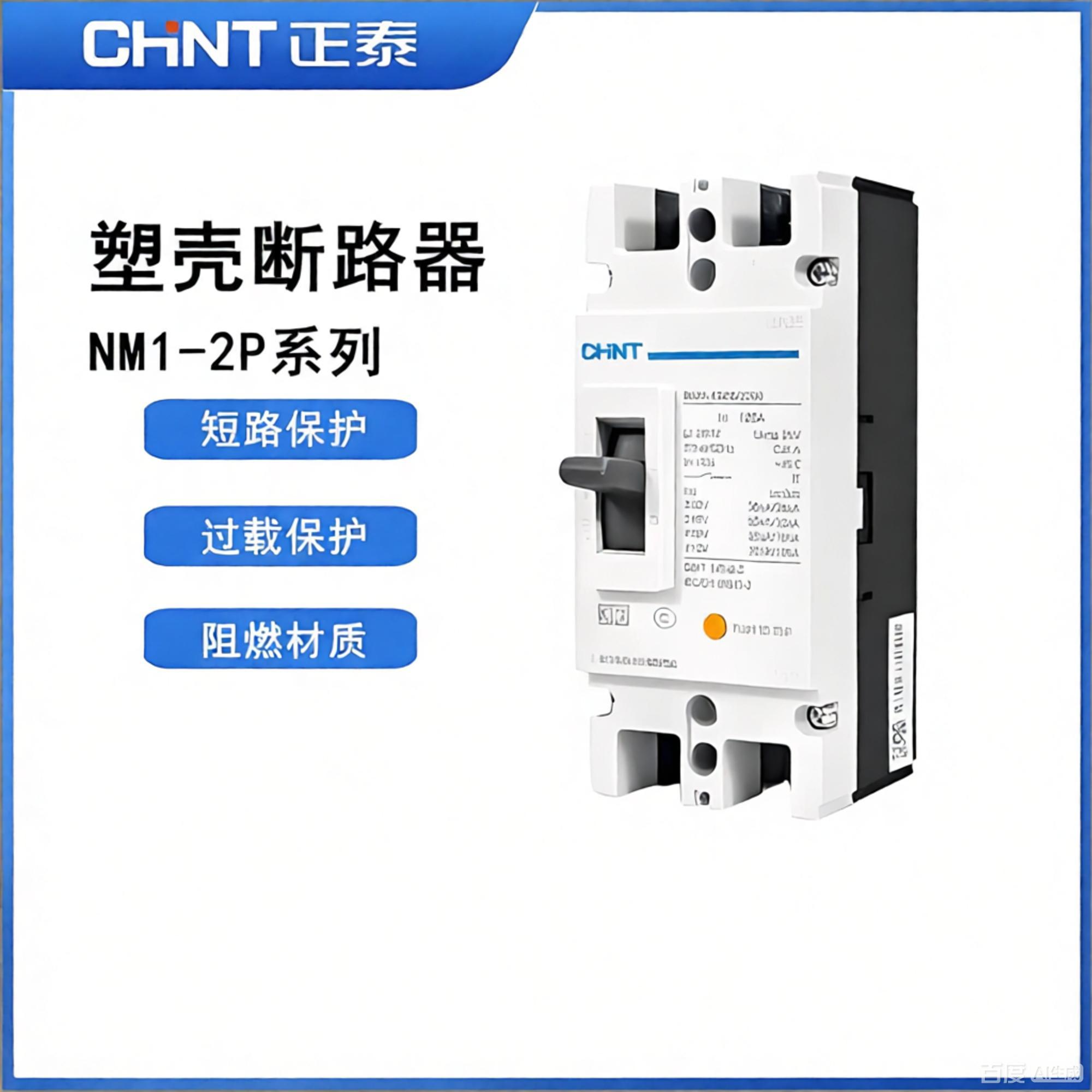 正泰NM1系列塑壳断路器（二相）